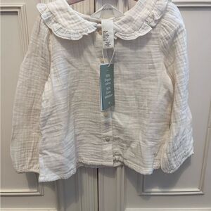 H&M Cream Button Down Kids Shirt